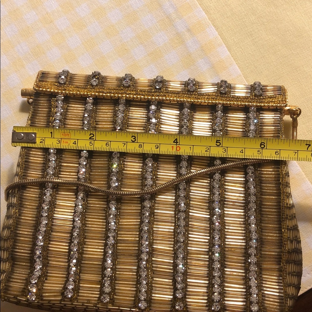 Vintage Elegant Gold and Silver Evening Bag - Picture 4 of 5